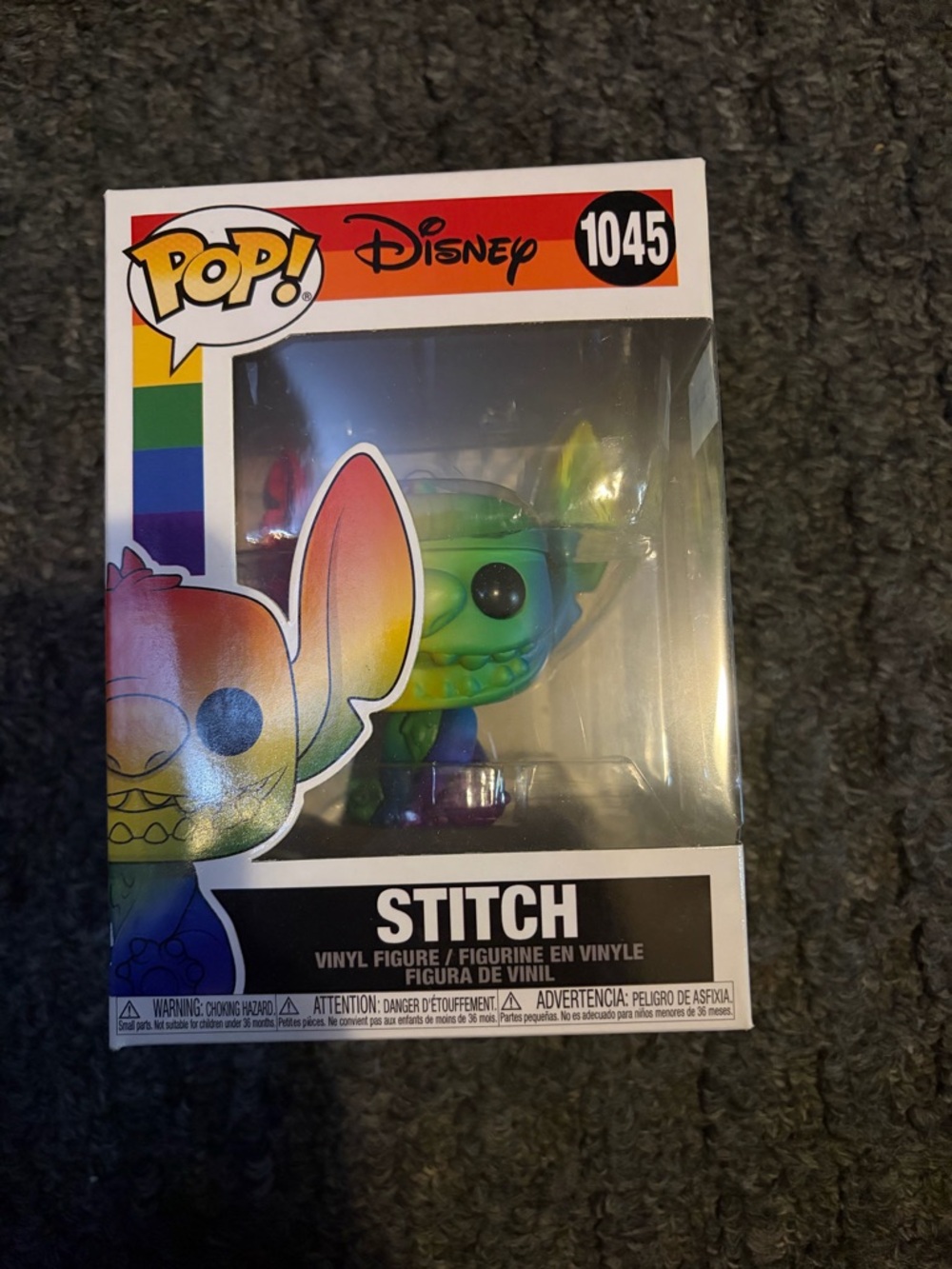 NIB funko pop Disney pride stitch #10451